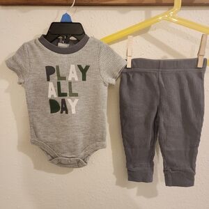 Gray Kids Matching Set - Play All Day